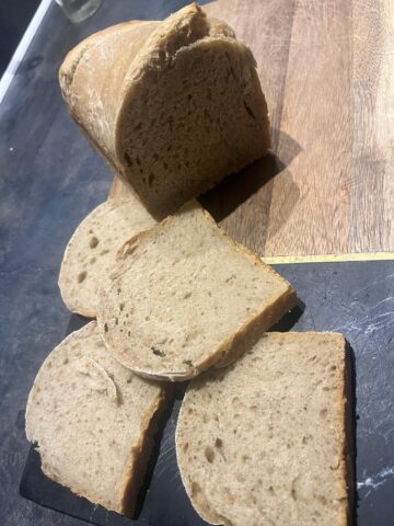 Zuurdesembrood zacht halfvolkoren